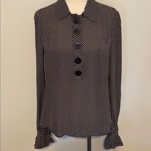 Tory Burch 100% Silk Blouse, size 6